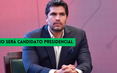 Eduardo Verástegui: antiderechos no será candidato presidencial en México