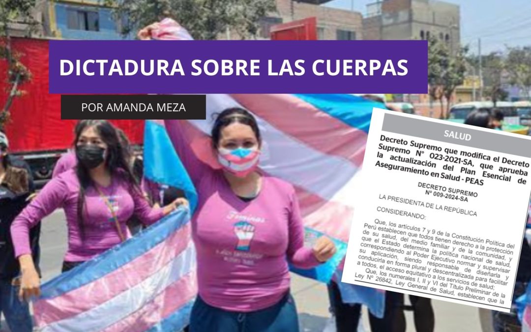 Ministerio de Salud y personas trans: Es perverso calificarlas de ‘enfermas’ para que puedan acceder a un servicio