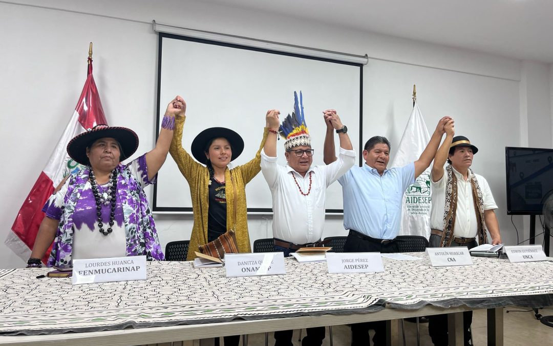 Ley AntiONG: Pueblos indígenas anuncian movilizaciones y acciones a nivel internacional