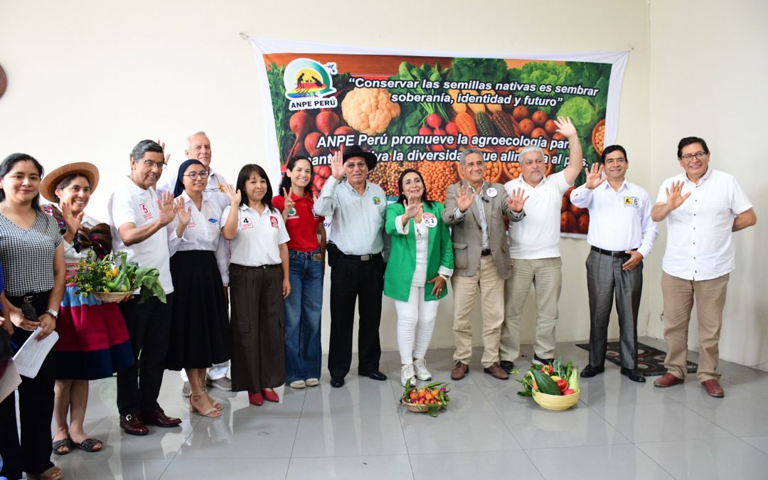 #Elecciones2026 Suscriben propuesta del Programa Nacional de Agroecología en Perú